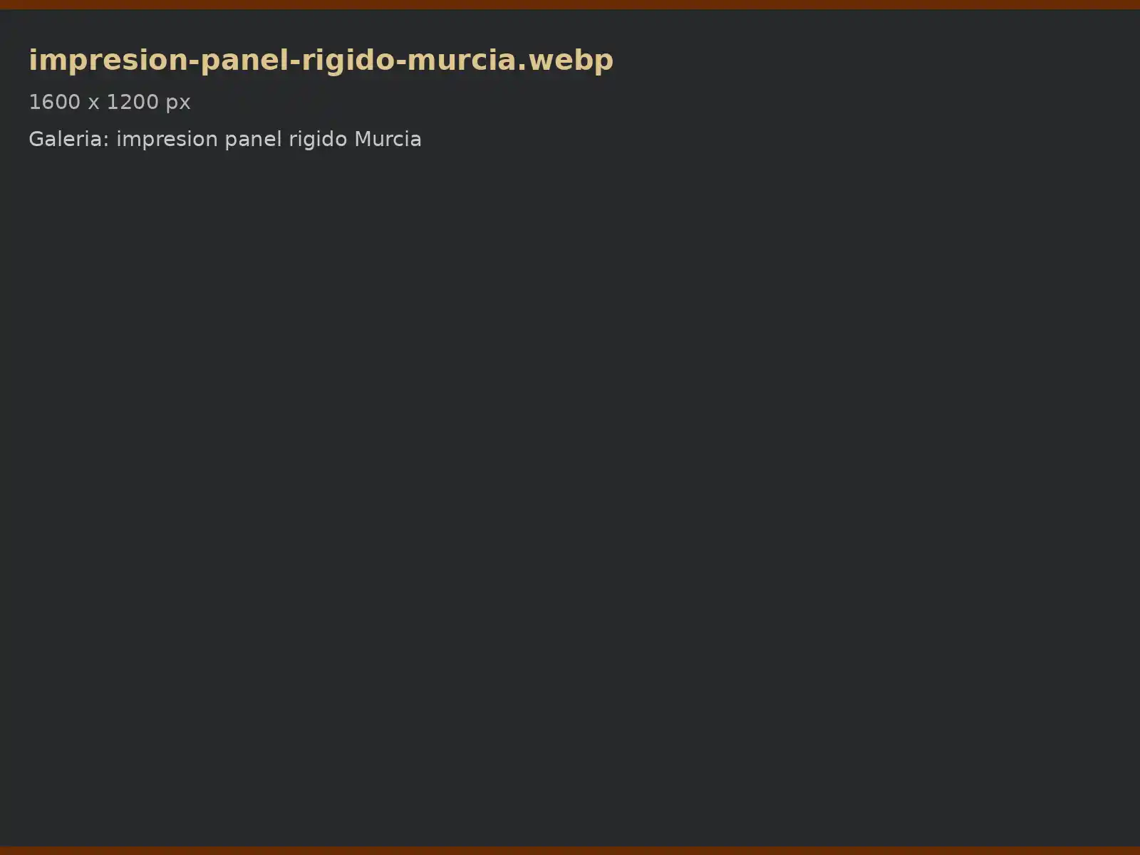 Panel rígido con impresión digital en Murcia