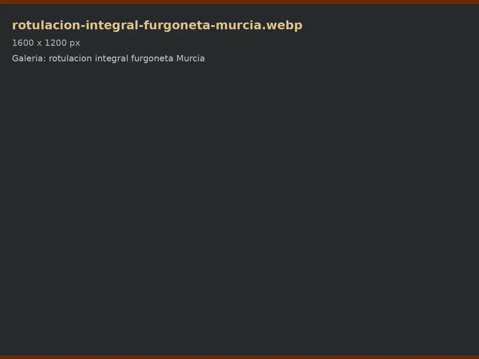 Rotulación integral de furgoneta en Murcia